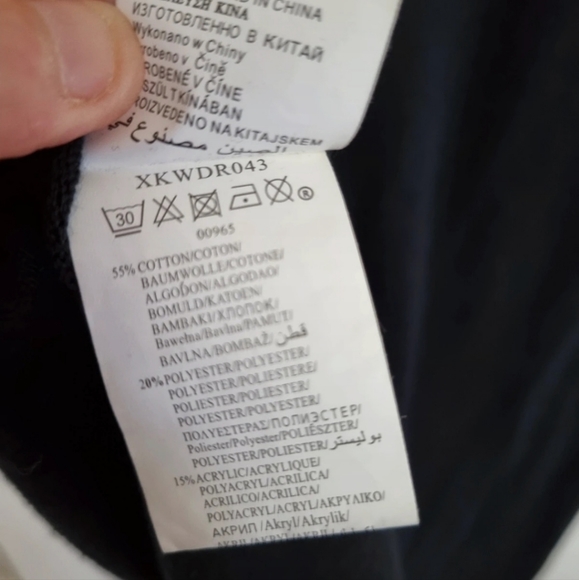 Roxy black knit hoodied jumper dress sz medium uk 10 - Picture 5 of 7